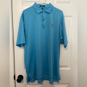 Masters Peter Millar Sky Blue Polo Shirt